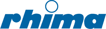 Rhima logo in blauw